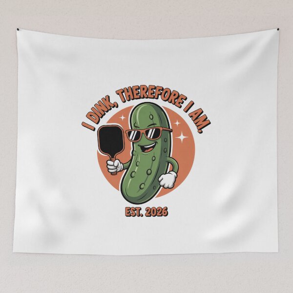 Item preview, I Dink Therefore I Am - Funny 2026 Pickleball Champion Design designed and sold by Clothesbest.