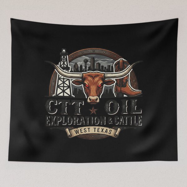 Item preview,  Ctt Oil Exploration  Cattle Oilfield Ranch Landman designed and sold by Top5Sweden.