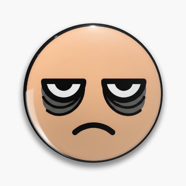 Item preview, Tired Face Sleepy Mood Emoji designed and sold by Brasuca's Art.