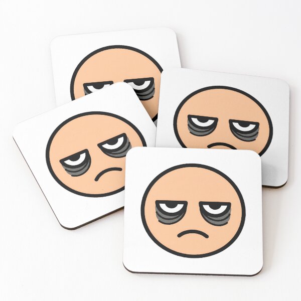 Item preview, Tired Face Sleepy Mood Emoji designed and sold by Brasuca's Art.
