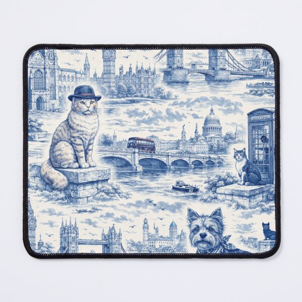 Item preview, London Landmarks toile designed and sold by chihuahuashower.