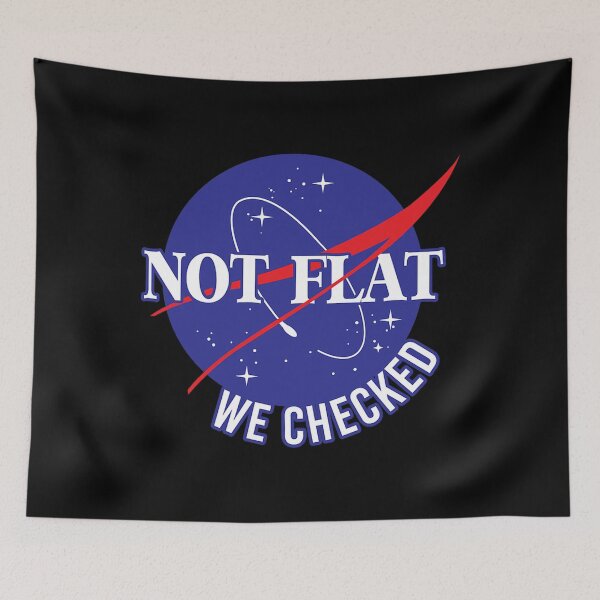 Item preview, Nasa Not Flat We Checked designed and sold by Top5Sweden.