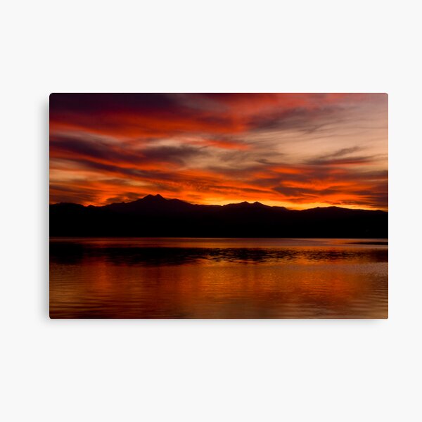 Lake Sunset Canvas Print