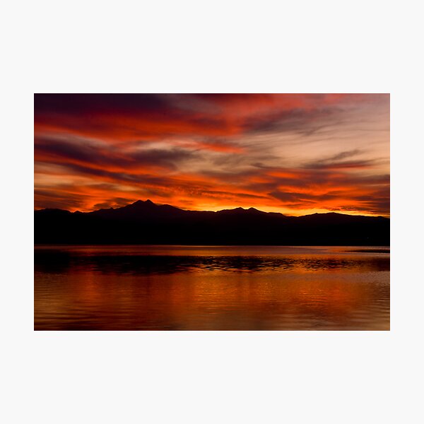 Lake Sunset Photographic Print
