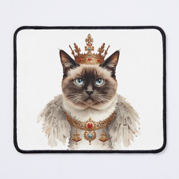Item preview, A Beautiful Siamese Cat Dressed as a King designed and sold by Soulstar Designs.