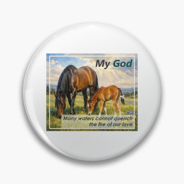 Item preview, Horses in Freedom: God's Eternal Love designed and sold by the artedivino.