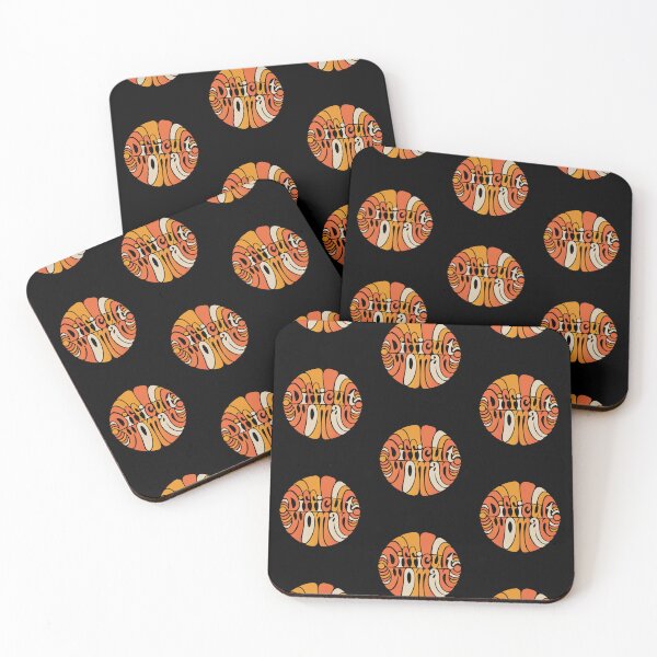 Item preview, Difficult Woman Retro 70s Groovy Typography Design designed and sold by TomoMadeIt.