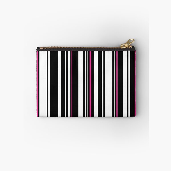 Item preview, Retro 60's, 70's, 80's, Black White and Pink Stripe designed and sold by MellowCat.