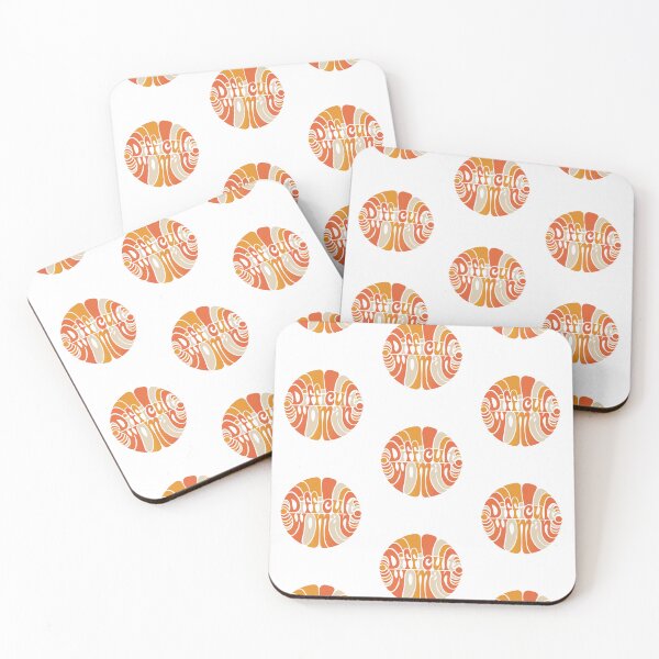Item preview, Difficult Woman Retro 70s Groovy Typography Design designed and sold by TomoMadeIt.