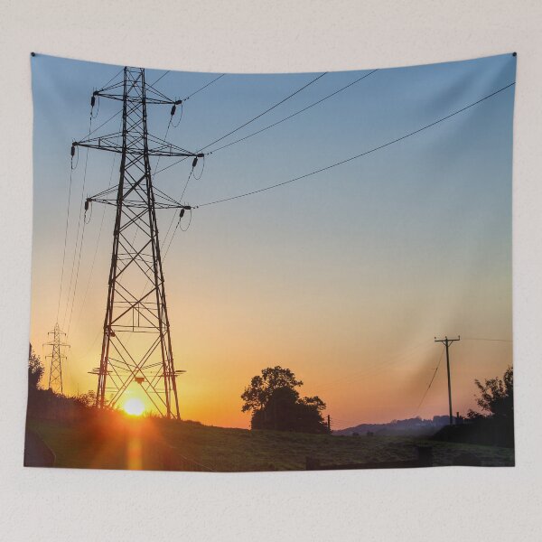 Item preview, Sunset Pylon designed and sold by FOLK ART FUSION by heidiannemorris.