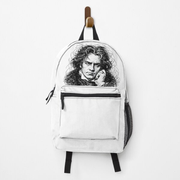 Item preview, Ludwig van Beethoven Scribble Classical Portrait designed and sold by Shoot-The-Moon.