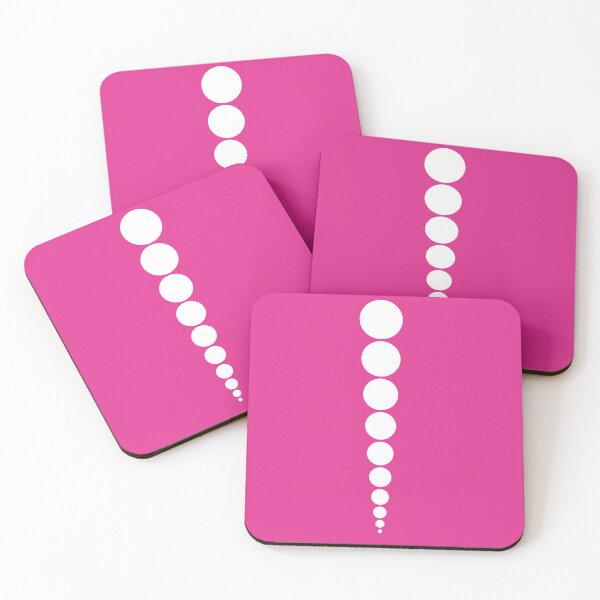 Item preview, 60's Minimal Retro Dots in Hot Pink and White designed and sold by MellowCat.