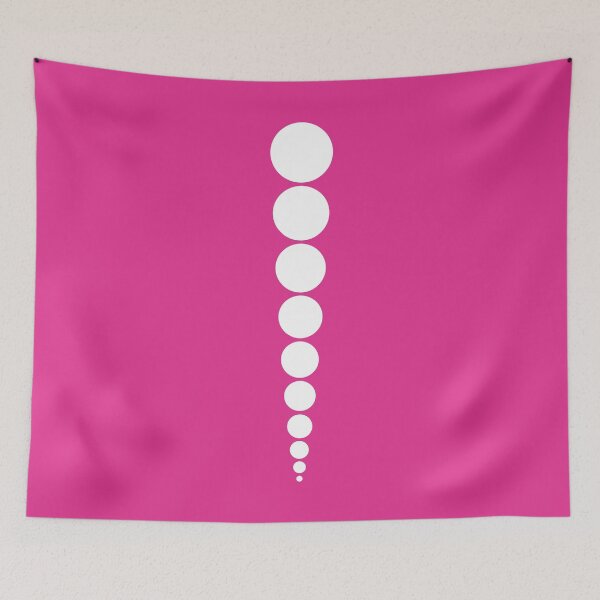 Item preview, 60's Minimal Retro Dots in Hot Pink and White designed and sold by MellowCat.