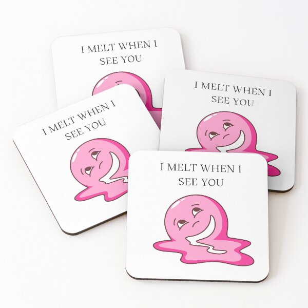 Item preview, Cute Melting Blob – “I’m Melting at Your Sight” Funny & Adorable Design designed and sold by Creative.drop.
