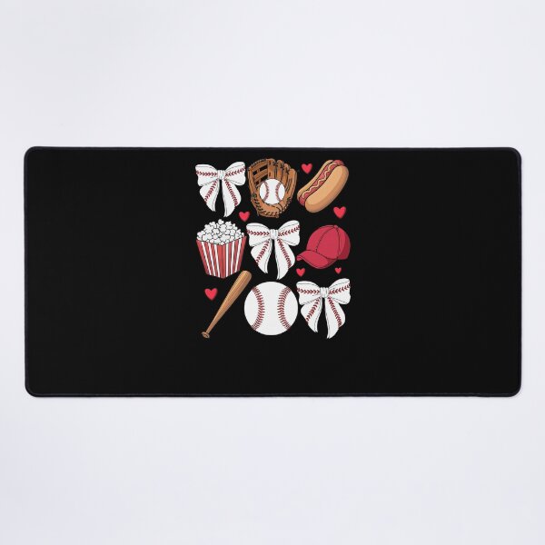 Item preview, Baseball Coquette Bow designed and sold by krystalRomanart.