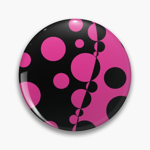 Item preview, Retro 60's, 70's, 80's Dot Pattern Pink and Black designed and sold by MellowCat.