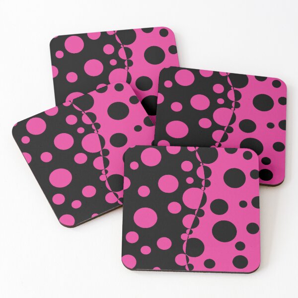 Item preview, Retro 60's, 70's, 80's Dot Pattern Pink and Black designed and sold by MellowCat.