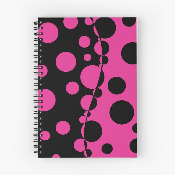 Item preview, Retro 60's, 70's, 80's Dot Pattern Pink and Black designed and sold by MellowCat.