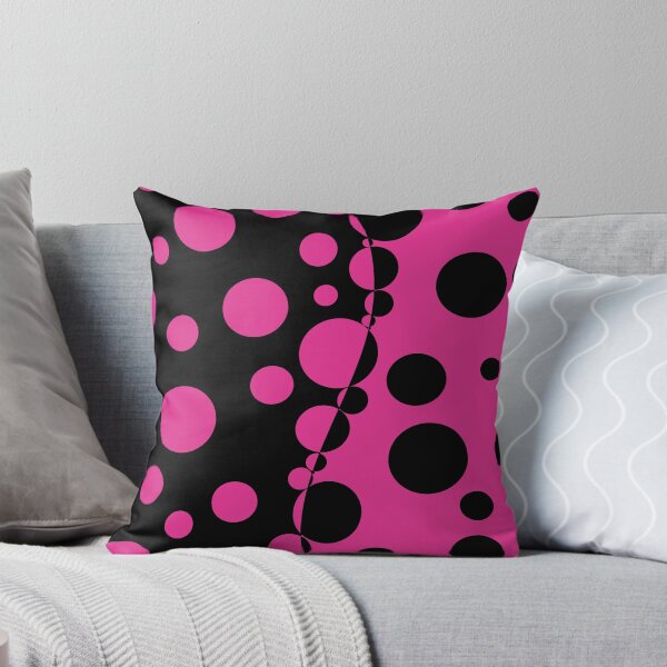 Item preview, Retro 60's, 70's, 80's Dot Pattern Pink and Black designed and sold by MellowCat.