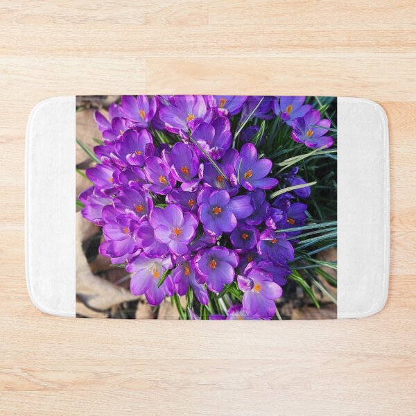 Item preview, Spring Purple Crocuses.  designed and sold by Dinasshop.
