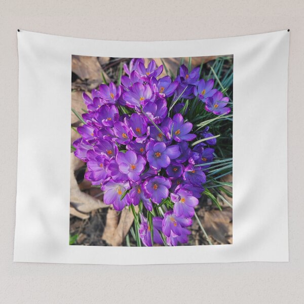 Item preview, Spring Purple Crocuses.  designed and sold by Dinasshop.
