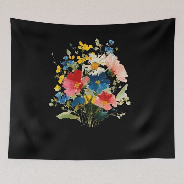 Item preview, Vintage Wildflowers Watercolor designed and sold by krystalRomanart.