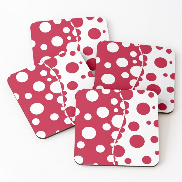 Item preview, Retro 60's Red and White Dot Pattern designed and sold by MellowCat.