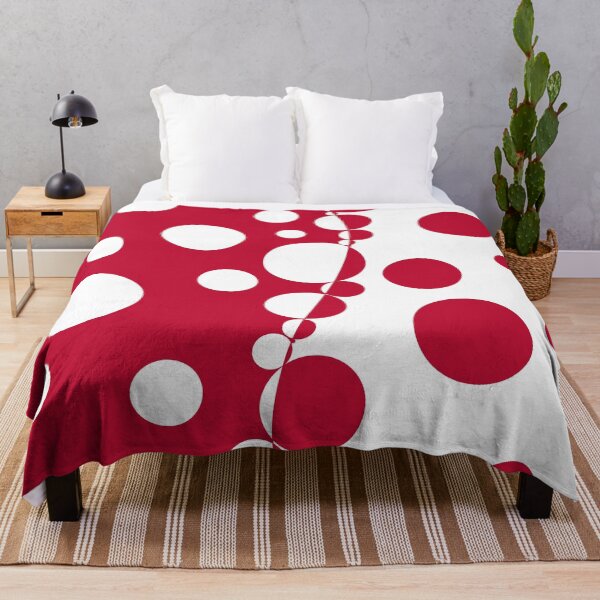 Item preview, Retro 60's Red and White Dot Pattern designed and sold by MellowCat.