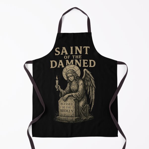 Item preview, Saint of the Damned Gothic Angel Dark Aesthetic Design designed and sold by ElysianWardrobeCo.