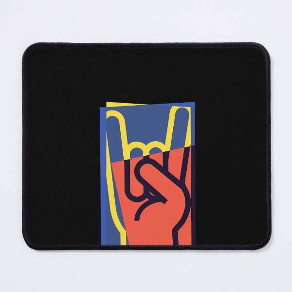 Item preview, Metal Hand Horns Pop Art designed and sold by rivo1.