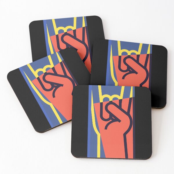 Item preview, Metal Hand Horns Pop Art  designed and sold by rivo1.