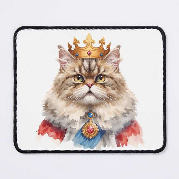 Item preview, A Beautiful Tabby Cat Dressed as a King designed and sold by Soulstar Designs.