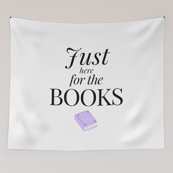 Item preview, Just Here For The Books Book Lover Gift Sticker designed and sold by ade-datt.