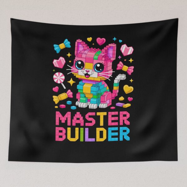 Item preview, Master Builder Cat Lover designed and sold by krystalRomanart.