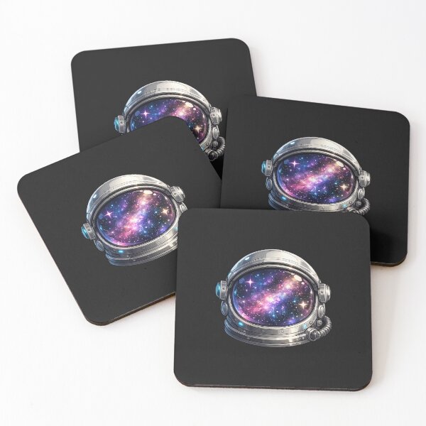 Item preview, Cosmic Galaxy Astronaut Helmet Reflection designed and sold by broegantotiw.
