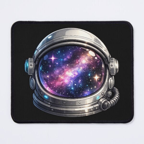 Item preview, Cosmic Galaxy Astronaut Helmet Reflection designed and sold by broegantotiw.