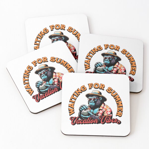 Item preview, Gorilla on vacation. designed and sold by MyHappyArtShop.