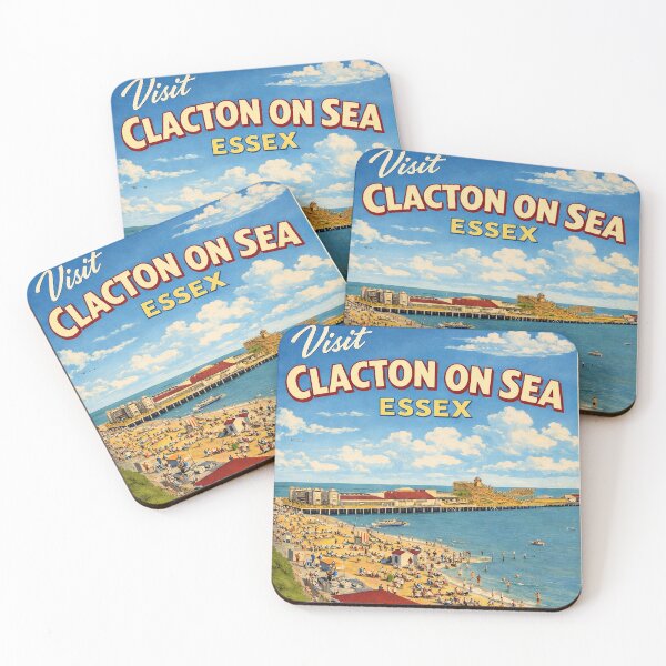 Item preview, Clacton on Sea West Beach & Pier 1960's  designed and sold by The Deco Bureau.