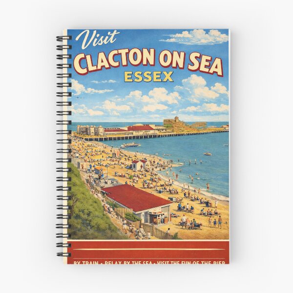 Item preview, Clacton on Sea West Beach & Pier 1960's  designed and sold by The Deco Bureau.