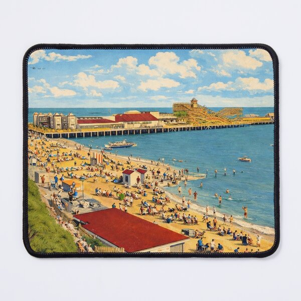 Item preview, Clacton on Sea West Beach & Pier 1960's designed and sold by The Deco Bureau.