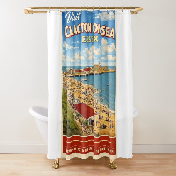 Item preview, Clacton on Sea West Beach & Pier 1960's  designed and sold by The Deco Bureau.