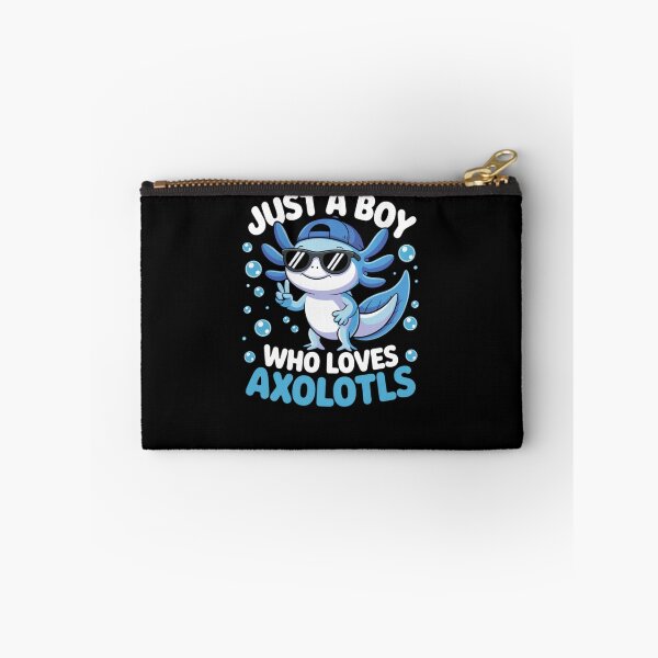 Item preview, Just A Boy Who Loves Axolotls designed and sold by krystalRomanart.