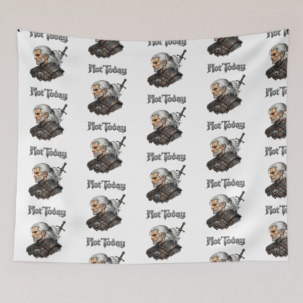 Item preview, Geralt of Rivia - White Wolf - Henry Cavill - Not Today designed and sold by t-patterns.