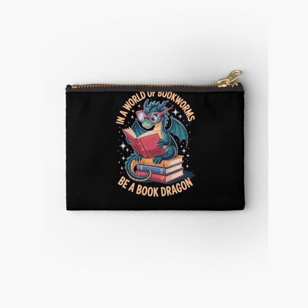 Item preview, In A World Of Bookworms Be A Book Dragon designed and sold by krystalRomanart.