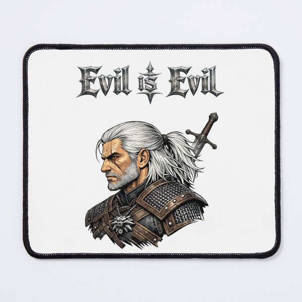 Item preview, Geralt of Rivia - Evil is Evil designed and sold by t-patterns.