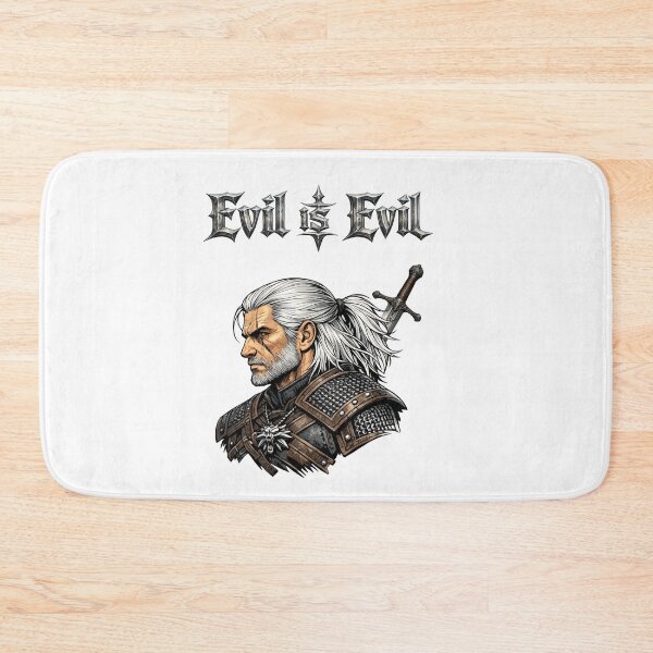 Item preview, Geralt de Rivia - El mal es el mal designed and sold by t-patterns.