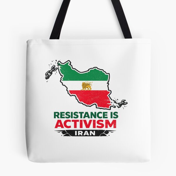 Item preview, Resistance Is Activism Iran designed and sold by RetroPop23.