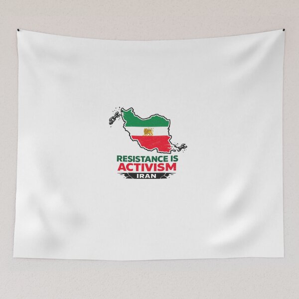 Item preview, Resistance Is Activism Iran designed and sold by RetroPop23.