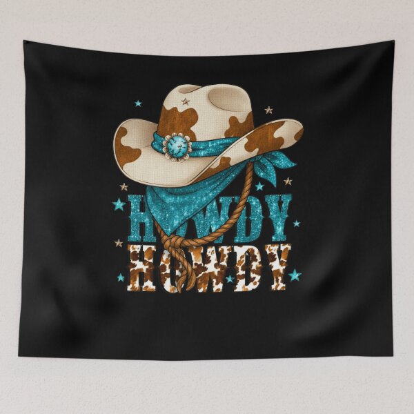 Item preview, Howdy Western Cowboy designed and sold by krystalRomanart.