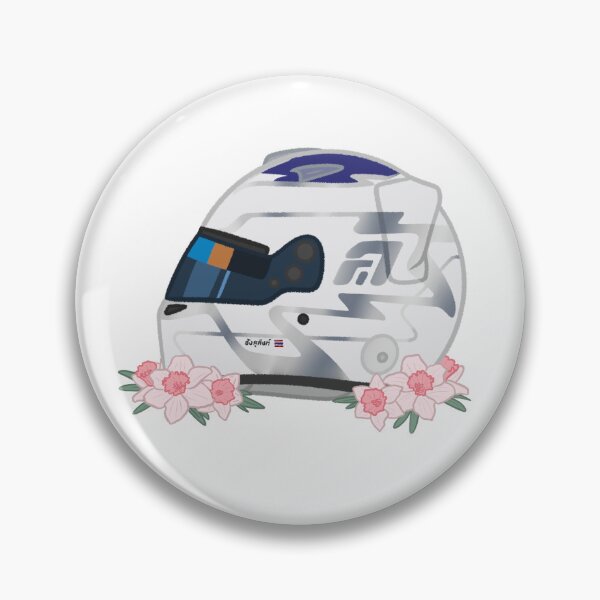 Item preview, Alex Albon 2026 Helmet With Flowers  designed and sold by OriDraws.